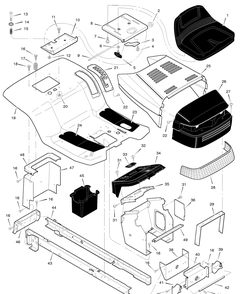 Part Location Diagram of 93149E701 Murray DISCONTINUED